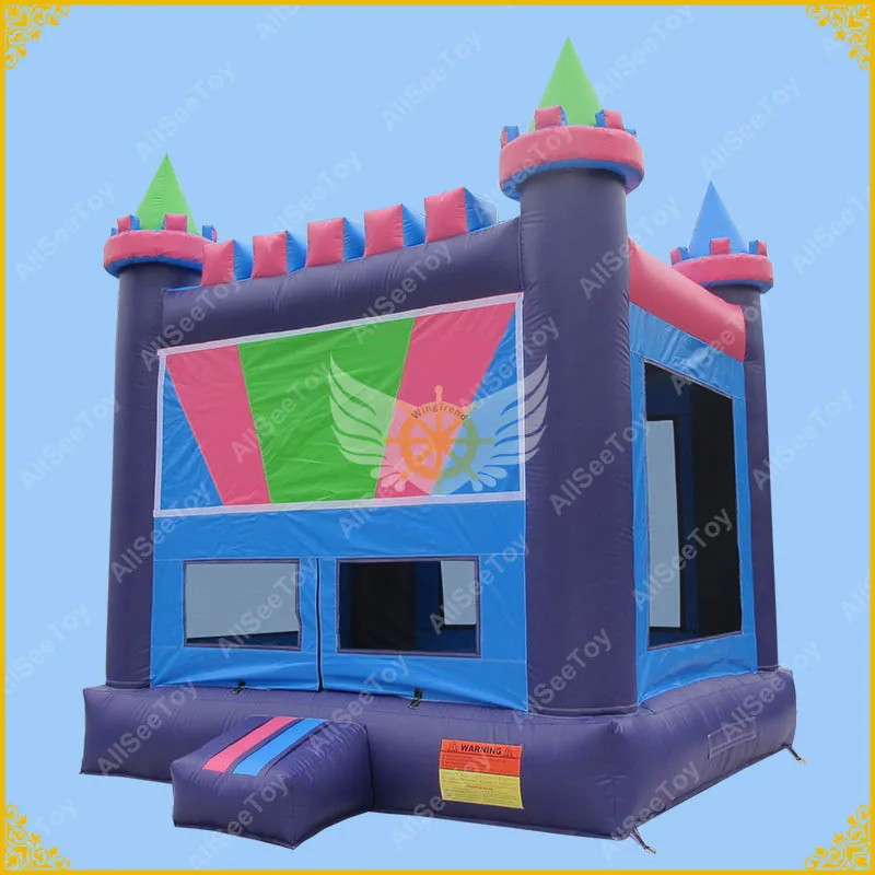 Замок для прыжков американского типа антивозрастной брезентовый домик из ПВХ