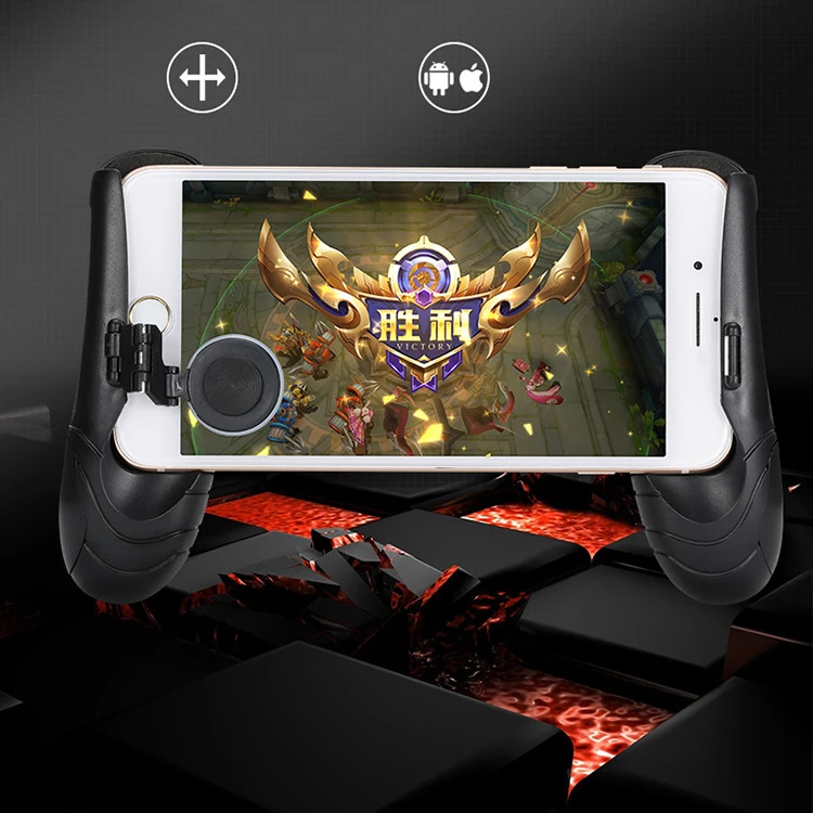 Пубг Мобайл Геймпад Контроллер для Телефона L1R1 Грип с Джойстиком / Триггер L1r1 Огневые Кнопки iPhone Android IOS on.