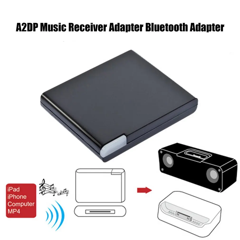 Bluetooth v2.0 A2DP музыкальный приемник адаптер для iPod для iPhone 30 Pin док-станция динамик док-станции с 1 светодиодный