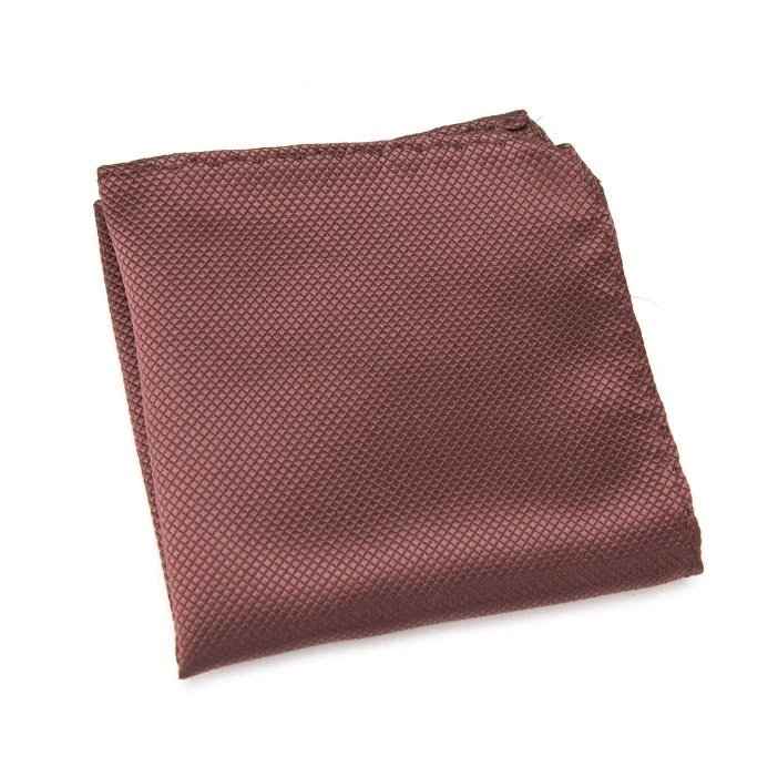 XGVOKH Cravat Fashion Pocket Square Grid Handkerchief Men Gifts Accessories Polyester Hanky Solid Color Towel Black White Tie - Цвет: LD-T1-J14
