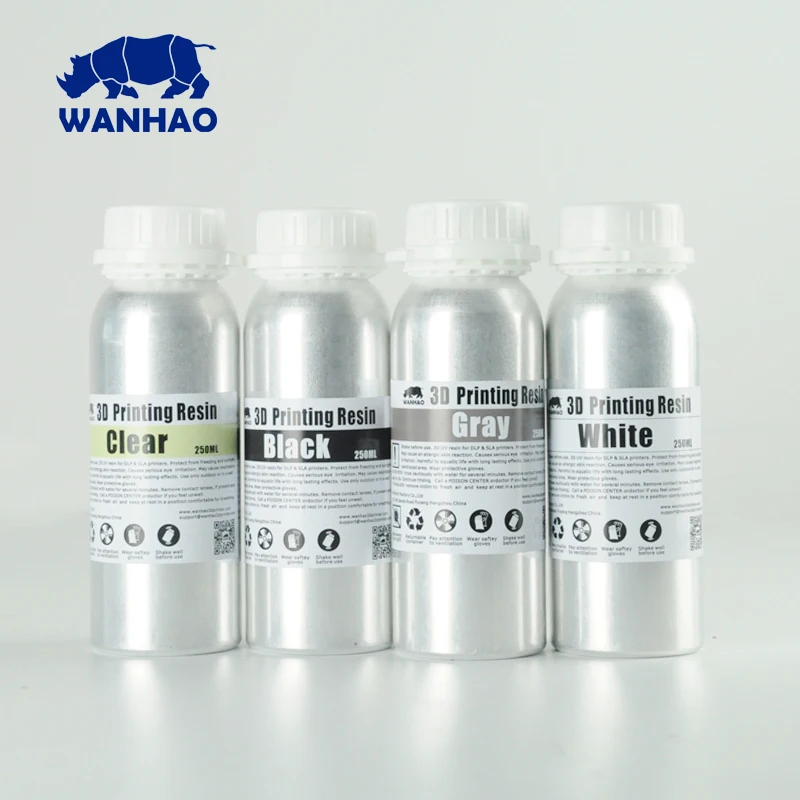 405NM воды УФ моющаяся резина для Wanhao dlpsla D7 3D принтеры смолы Новая алюминиевая