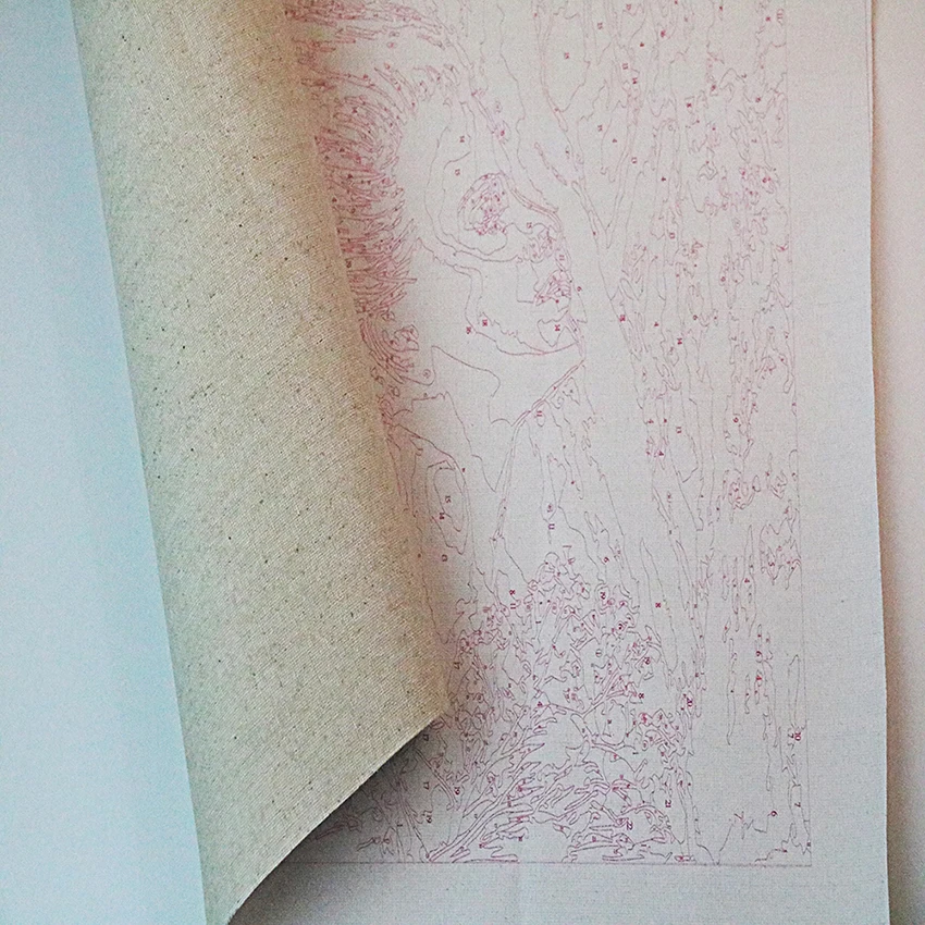 Элегантный цветок картина по номерам современные настенные картины DIY Ручная