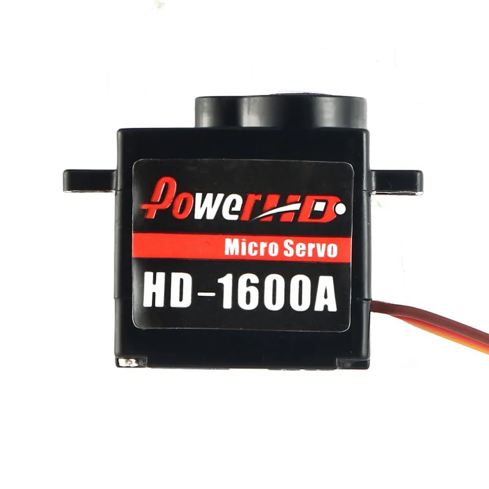 4 шт. Power HD 1600A Micro Mini 1 3 кг рулевой аналоговый пластиковый сервопривод с высоким