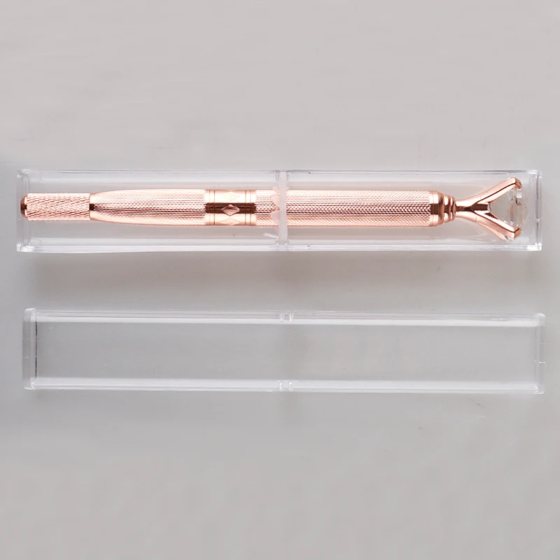 1 шт. Перманентный макияж ручка для микроблейдинга с алмазным алюминиевым