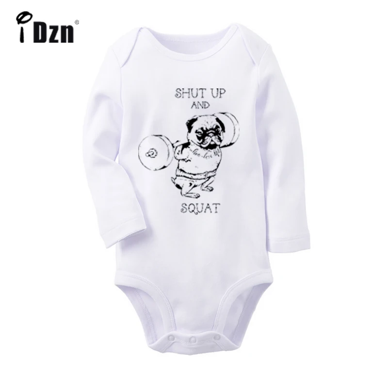 JaBaby2592WC Ретро Винтаж Милая Собака Rigby цветок милая собака мопс в кармане дизайн Новорожденный ребенок боди малыш Onsies комбинезон одежда - Цвет: JaBaby2592WC