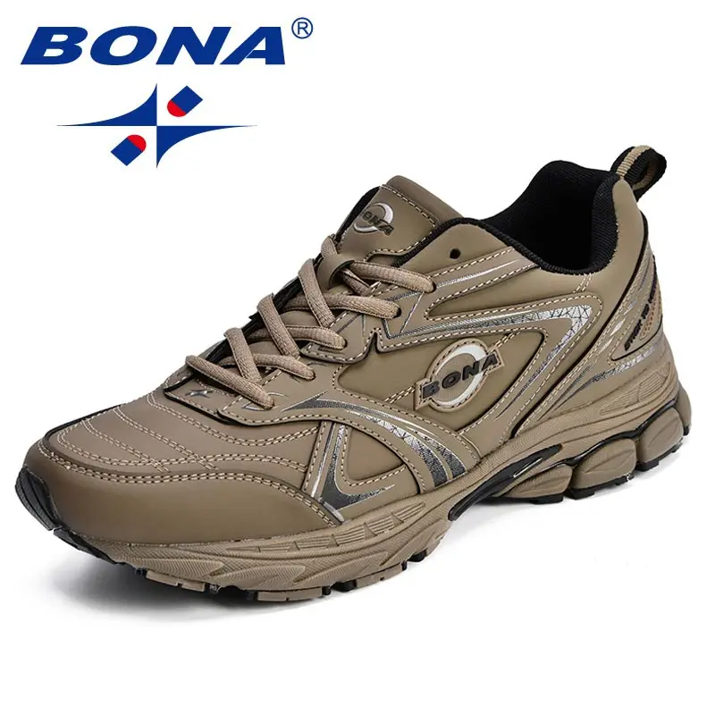 CAMEL BLACK BONA/Новинка; классические стильные мужские кроссовки из коровьей кожи; Мужская Спортивная обувь из микрофибры; обувь для бега; светильник; - Цвет: CAMEL BLACK