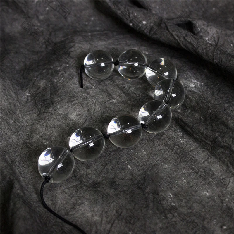 Стеклянный анальный шарик Массажная Анальная пробка простаты эротические