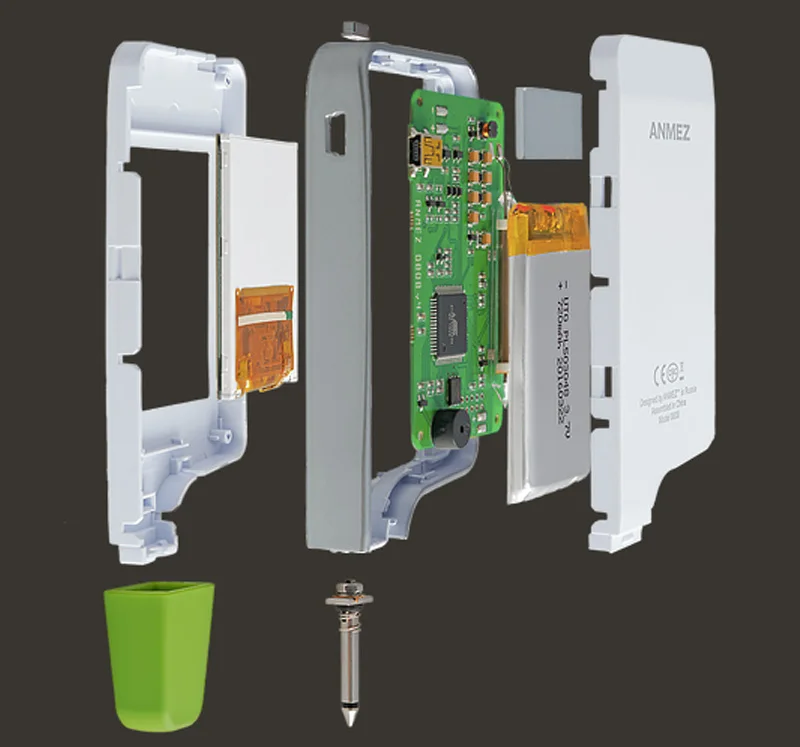 3 в 1 Цифровой пищевой нитрат тестер Высокая точность безопасности фрукты овощи