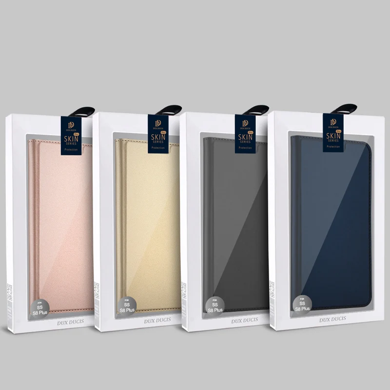 Чехол-книжка из искусственной кожи для Samsung Galaxy S8 цветной Чехол-бумажник чехлы Plus