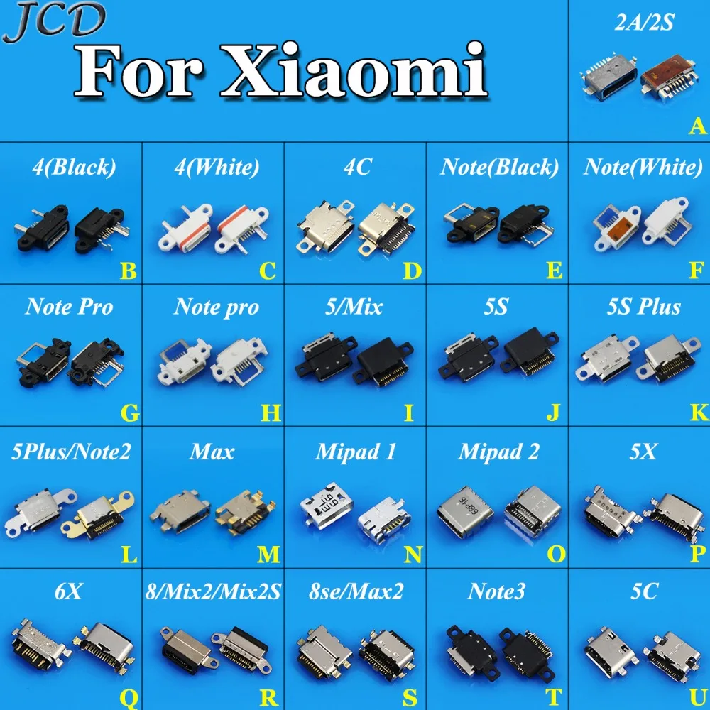 Зарядное устройство JCD с Micro USB разъемом для подключения док станции Xiaomi 2S 2A 4 4C 5 5S