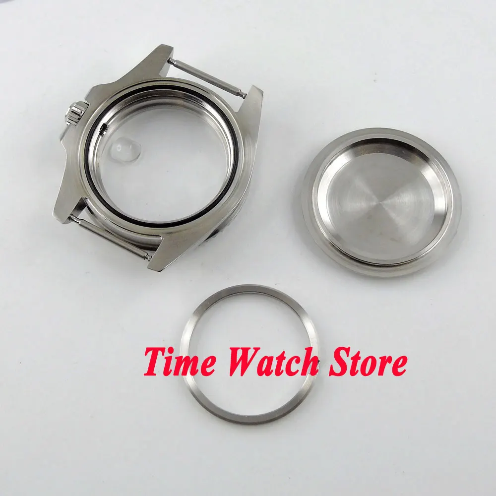 PARNIS 40 мм сапфировое стекло Корпус часов из нержавеющей стали подходит для Miyota 8215