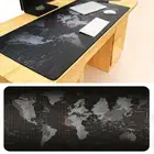 Большой Настольный коврик с изображением старой карты мира, нескользящая посуда, компьютерный коврик для мыши, аксессуары для игрового и офисного стола