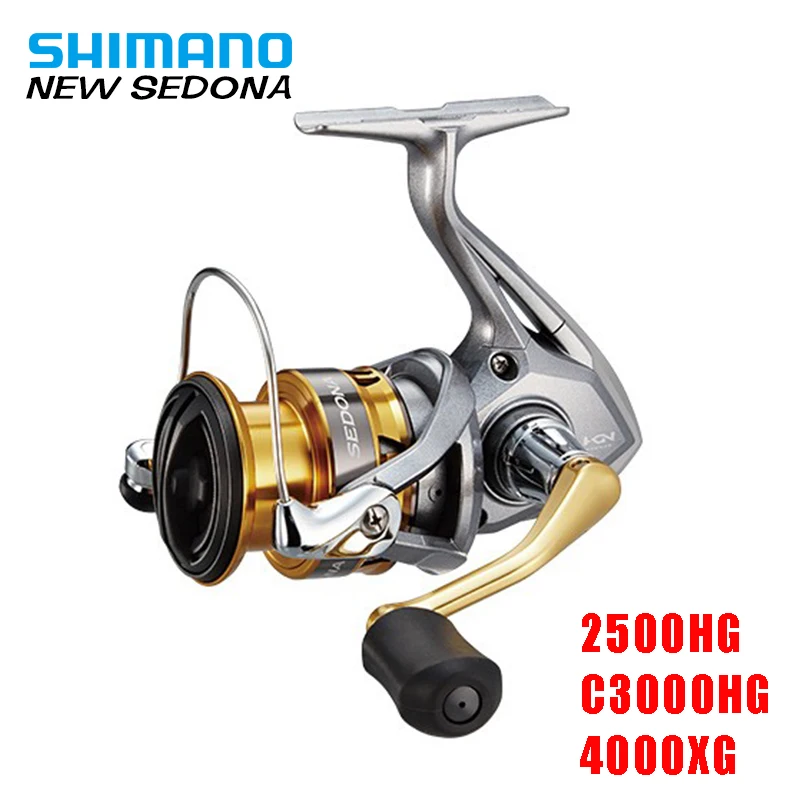 Спиннинговая катушка Shimano SEDONA FI рыболовная с глубокой линией 2500HG C3000HG 3 + 1BB Hagane Gear