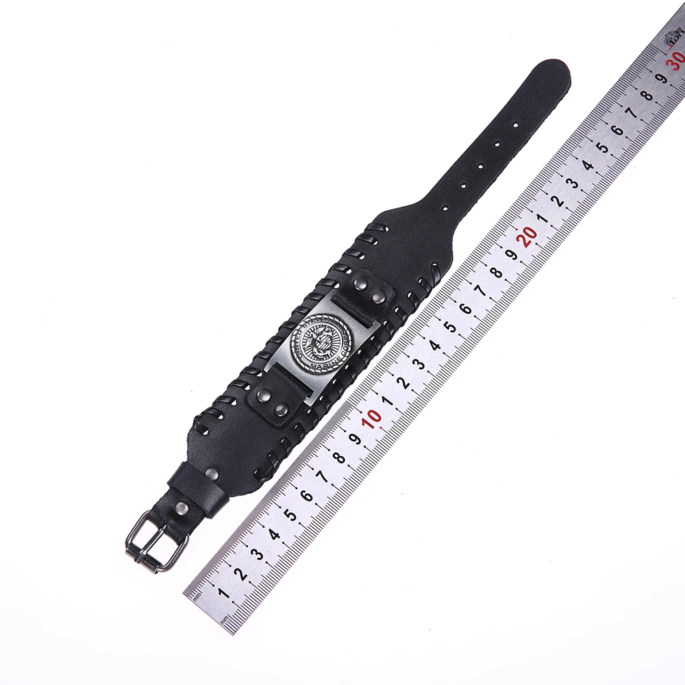 Браслет MyShape мужской ручной работы плетеный браслет морской пехоты США из