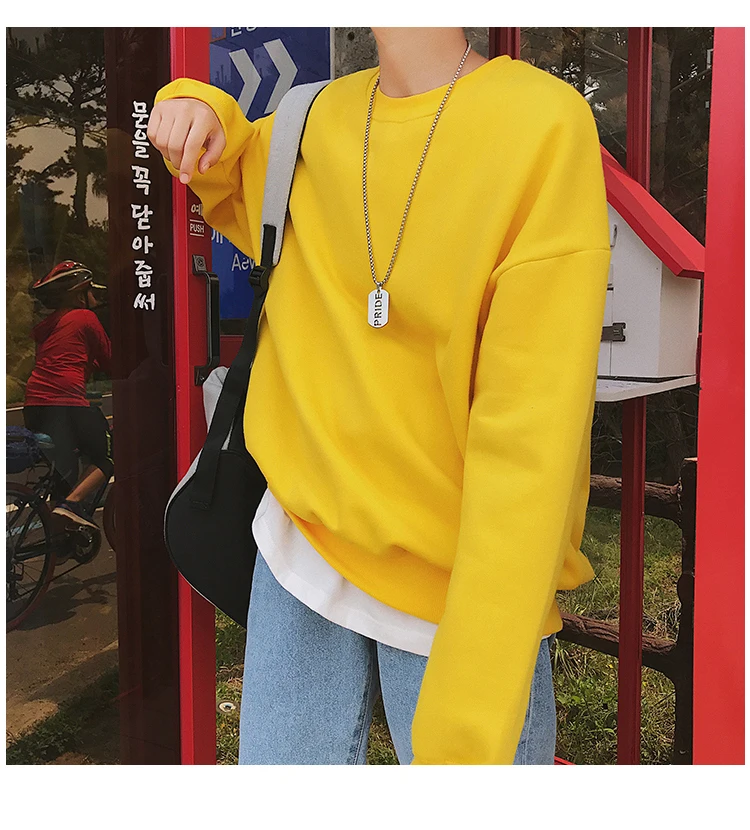 LAPPSTER Harajuku однотонная Черная мужская толстовка с капюшоном, весна, мужская Японская уличная одежда, Толстовка для пары, цветная Толстовка в стиле хип-хоп с круглым вырезом