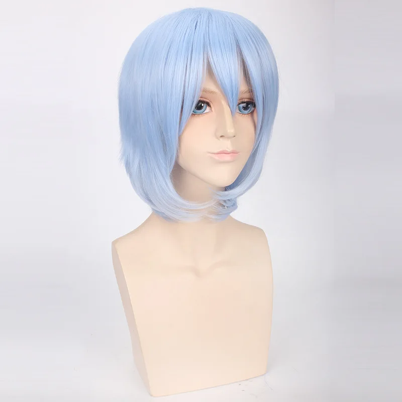 Парик для косплея аниме IDOLiSH7 Tamaki Yotsuba термостойкие синие короткие синтетические