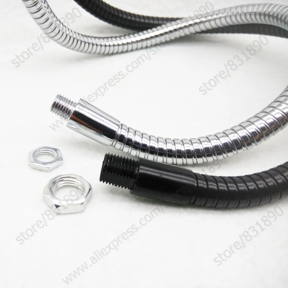 Гибкий металлический держатель для настольной лампы Dia10mm 2 шт. гибкий с гусиной