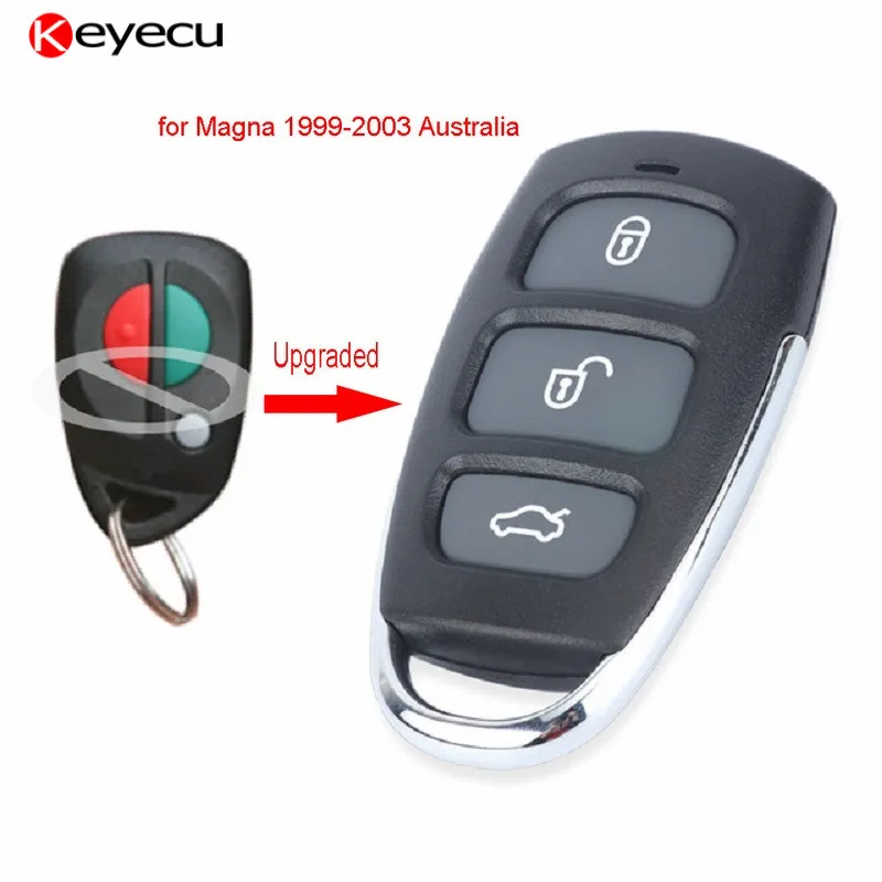 Keyecu Модернизированный пульт дистанционного управления автомобиля брелок 304 МГц