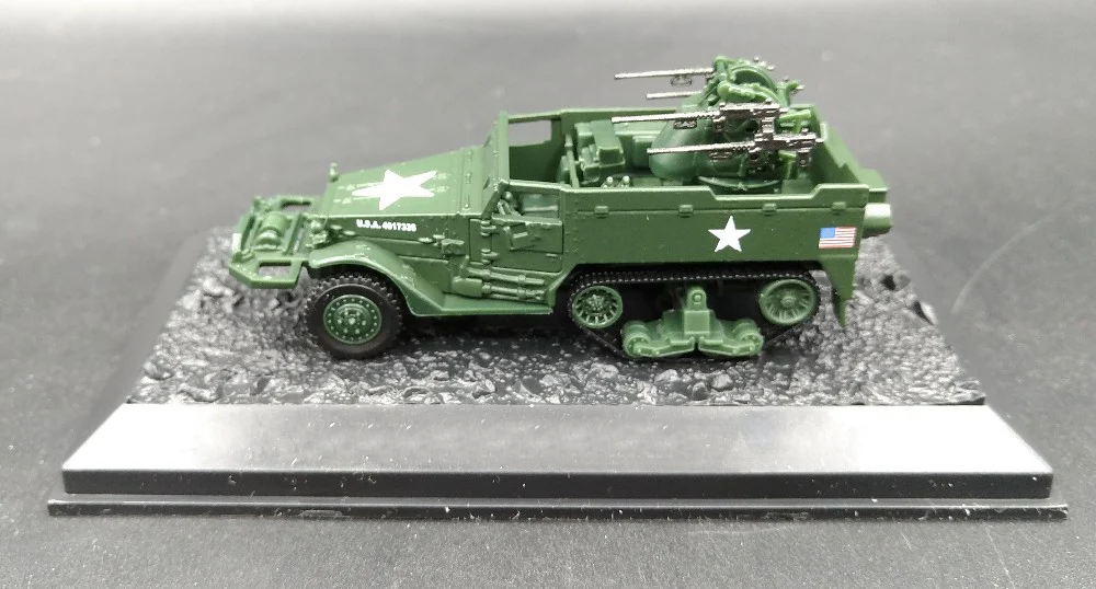Редкие Специальное предложение 1: 72 Вторая мировая война Америка М16 ПВО армяный грузовик гусеничный бронированный автомобиль сплав Коллекционная модель