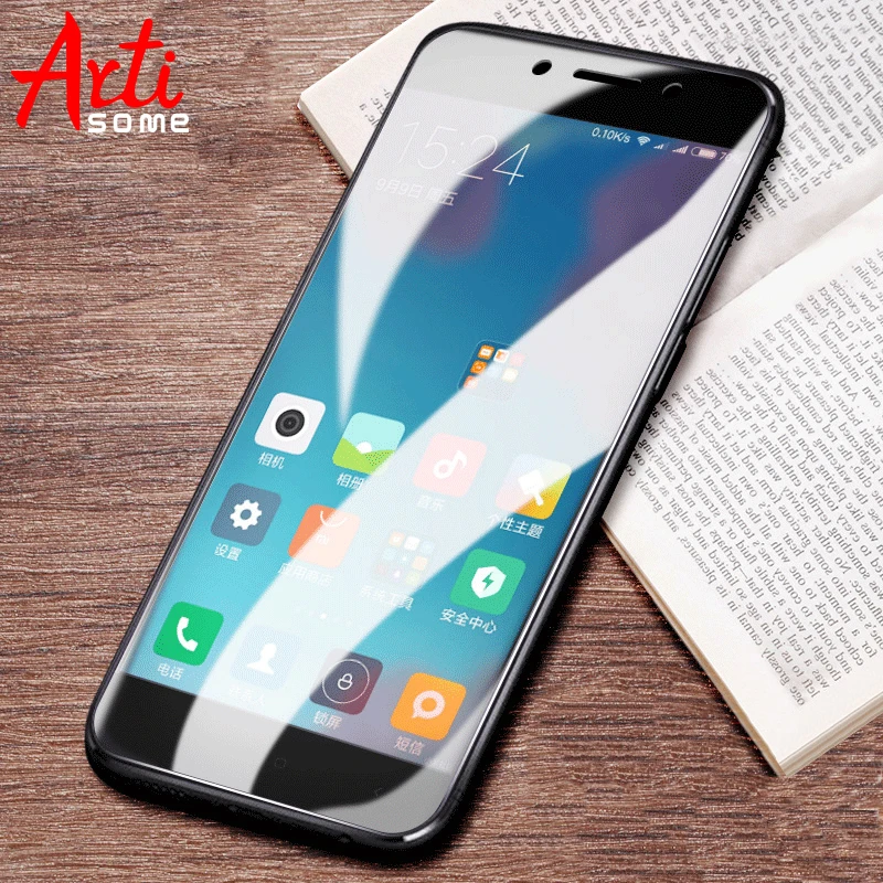 Artisome полное покрытие закаленное стекло для Xiaomi Redmi Note 4 4X Pro защита экрана Защитная
