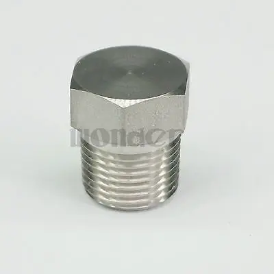 2 &quotNPT Male 304 нержавеющая сталь с шестигранной головкой и твердой заглушкой