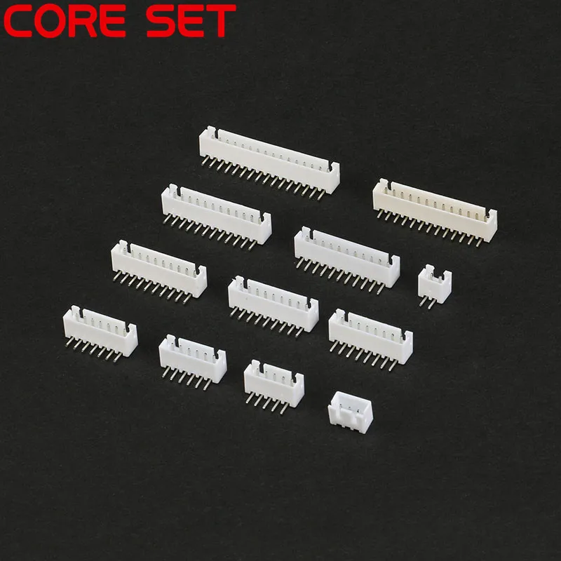 50 шт./лот XH2.54 прямоугольный штырьковый коннектор 2P 3P 4P 5P 6P 7P 8P 9P 10P 11P 12P 13P 14P 16P 2 54 мм