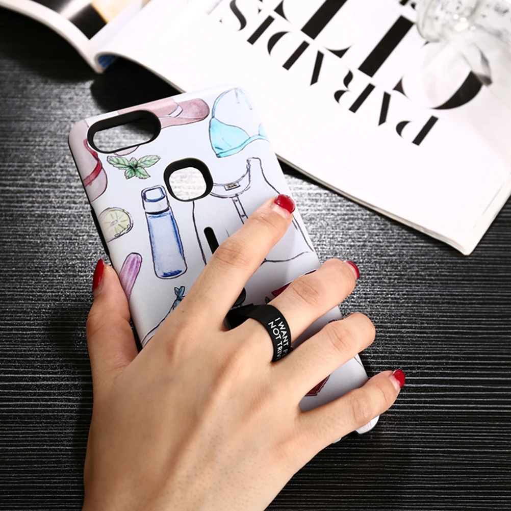 UKCOCO Protective Phone Cover for Vivo X20 Hand Painted Color Pattern Anti-Scratch TPU Case Plus |
