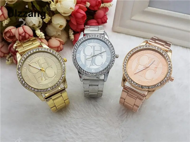 Горячая Распродажа Роскошные наручные часы с кристаллами и бриллиантами золото