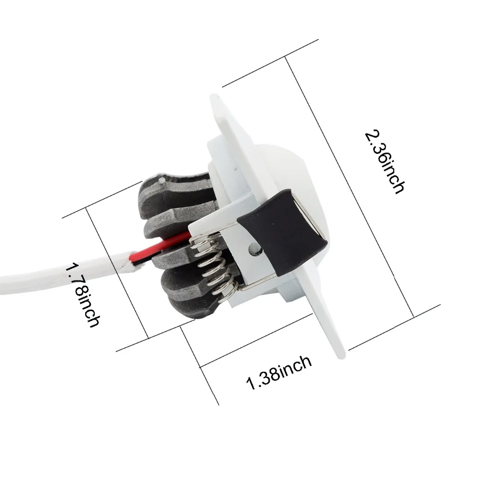 Встраиваемый светодиодный потолочный светильник миниатюрный Точечный с COB