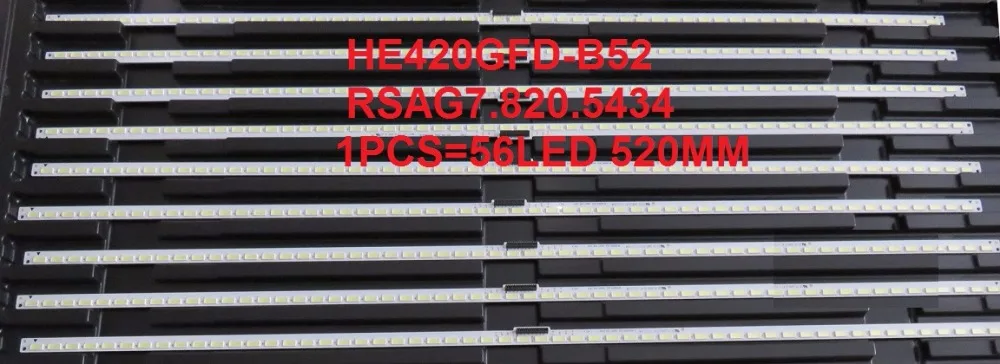 

Beented LED strip HE420GFD-B52 RSAG7.820.5434 56 LEDs 520MM
