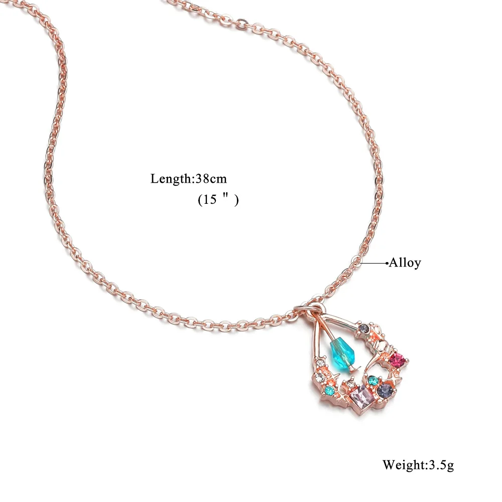 Женское ожерелье с цветными бусинами ZA массивное каменной цепочкой трендовая