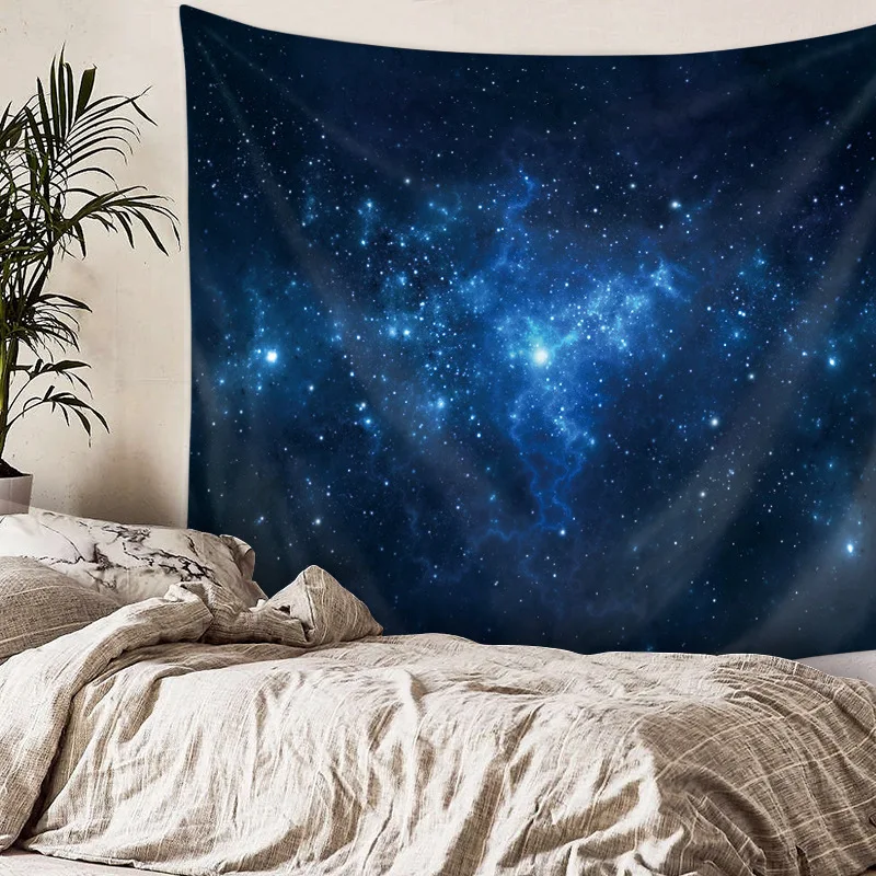 

DeMissir Green Star Universe Tapestry Decorative 200cmx150cm Wall Hanging Tapestry Carpet toalla playa tapestries decor tapiz