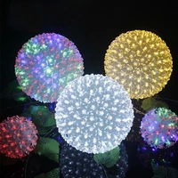 large led blossom flower ball lights led christmas lights string for garland wedding home party garden dia 20cm