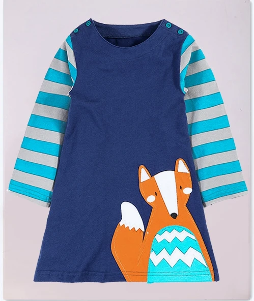 1.5-6 ages 6pcs/pack girls 100% cotton autumn long sleeves dress kids wholesale lots clothes for spring | Детская одежда и обувь