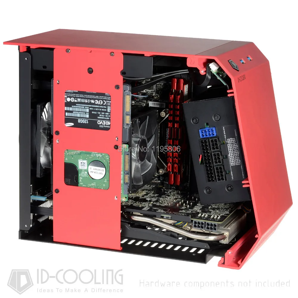 T60-sfx лучший компактный игровой чехол по тома оборудование алюминия с мощный