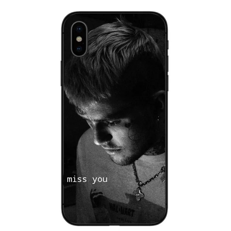 TPU POP рэпер Lil Peep высококачественные черные мягкие силиконовые чехлы для телефонов, чехол для iPhone 11 Pro MAX 5S SE 6 6splus 7 8Plus X XR XS MAX - Цвет: TPU