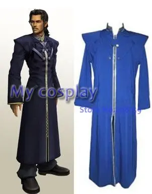 

Anime Final Fantasy VII Reeve Tuesti Cosplay Costume for Halloween Party Blue Cosplay Coat Zipper Jacket Men Clothing