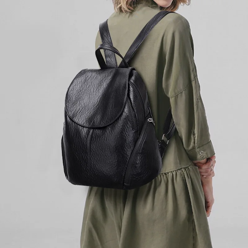 Рюкзак из искусственной кожи кошелек Mochila Mujer рюкзак легкая школьная сумка на