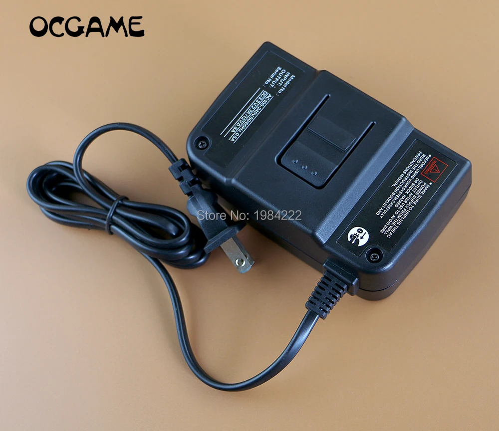 

OCGAME черная штепсельная вилка стандарта США и ЕС штекер черная стена Зарядное устройство AC/DC адаптер питания Зарядное устройство для N64 10 шт./...