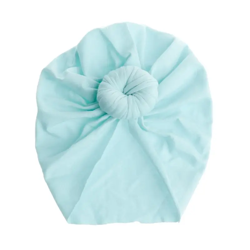 MG Baby Turban Top Knot Hat Toddler Kids Boy Girl India Beanie Hat Lovely Soft Newborn Headwear Photography Props Accessories - Цвет: MG