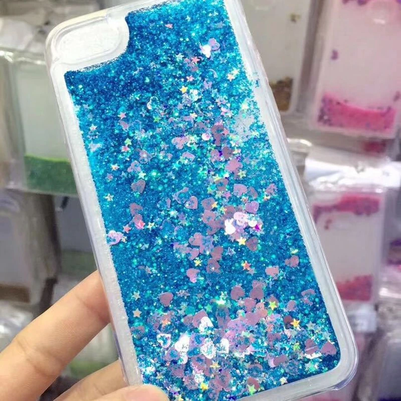 Блестящий Мягкий чехол для iPhone блестящие чехлы телефонов 5 6 6S 7 8 Plus X милый женский