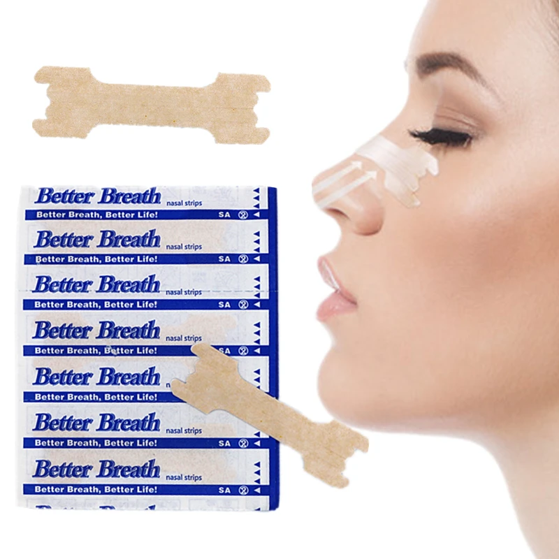 Патчи для снятия храпа 55x16 мм 200 шт./лот|better breath nasal strips|nasal stripsbreath strips |