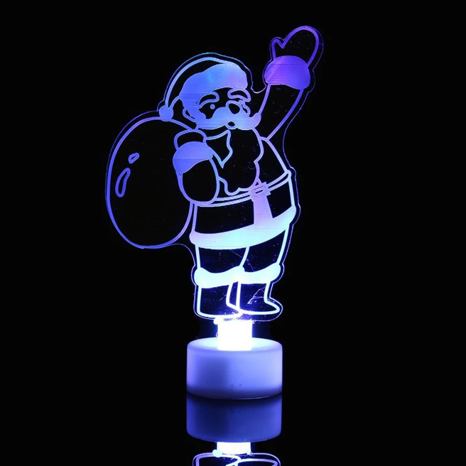 Снеговик новых транспортных средств с разными Цвет светодиодный свет ясная