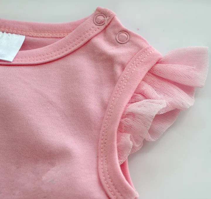 Одежда для маленьких девочек платье с оборками и бантом комбинезон bebe Ropa de Bebe