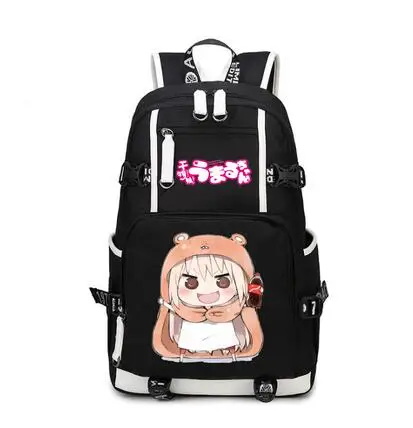 Высокое качество аниме Himouto! Умару-Чан повседневный нейлоновый рюкзак унисекс