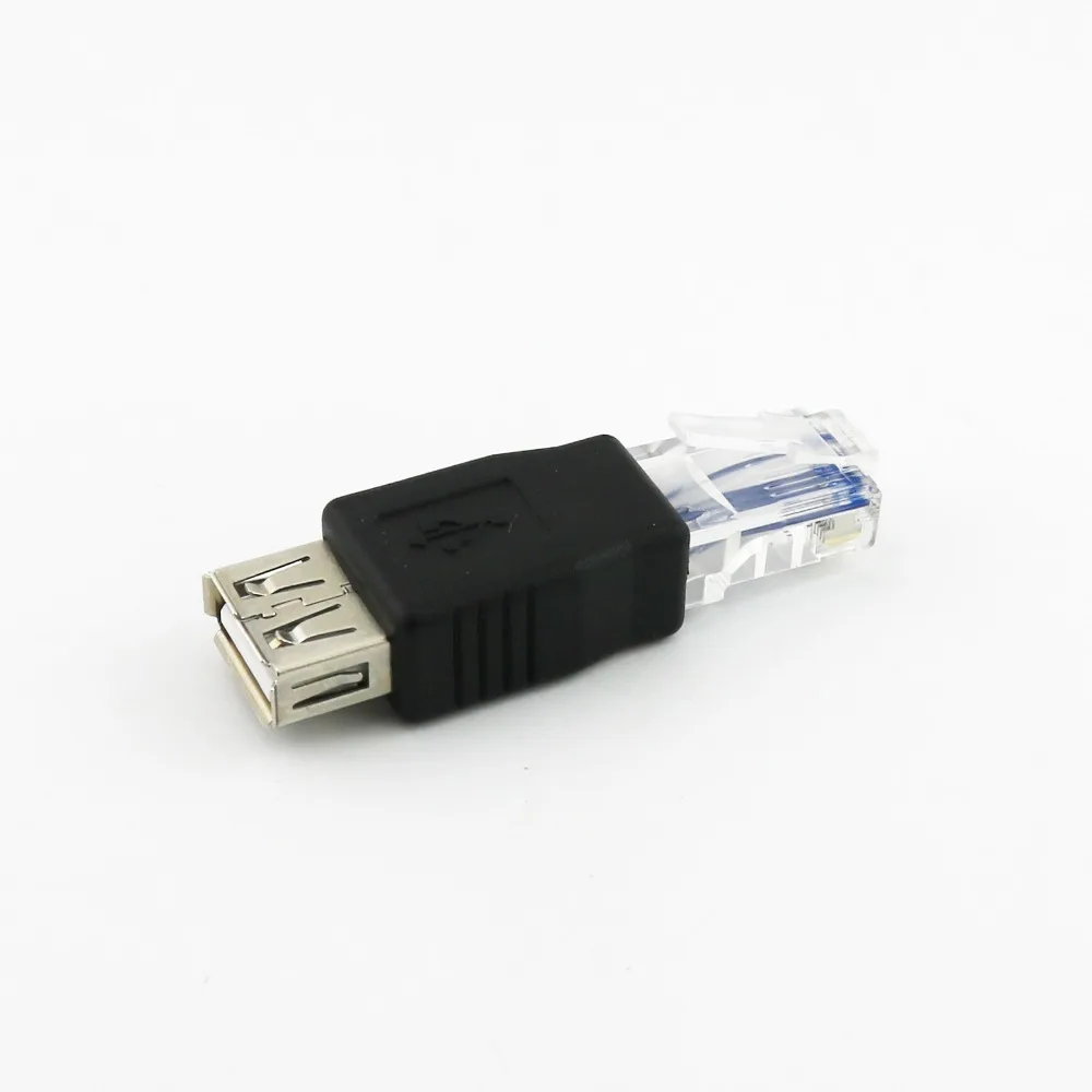10 шт. переходник RJ45 папа-USB 2 0 A мама |