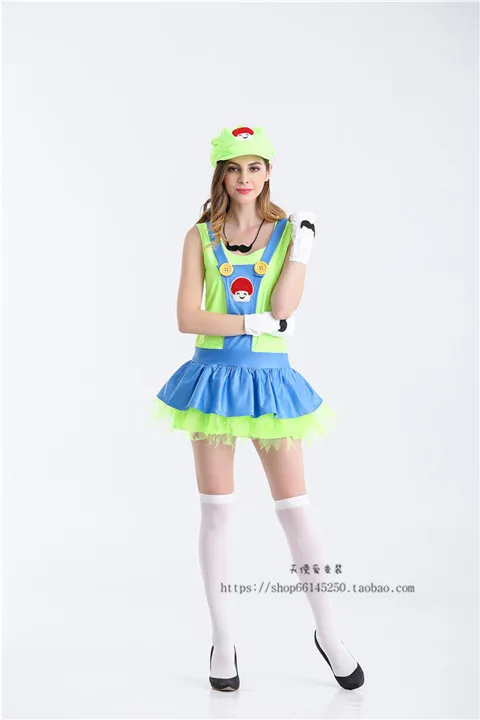 Костюм на Хэллоуин; вечерние костюмы Mario super Mary; одежда для родителей и детей; одежда для косплея; аниме-шоу; одежда для мужчин и женщин