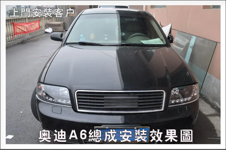 Lampever автомобильный Стайлинг для Audi A6 фары 1997-2004 для Audi A6 светодиодный фары DRL Объектив двойной луч H7 HID Ксеноновые би ксеноновые линзы