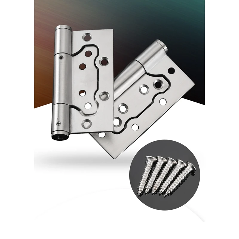 Автоматические дверные петли из нержавеющей стали сверхпрочные 4 дюймовые