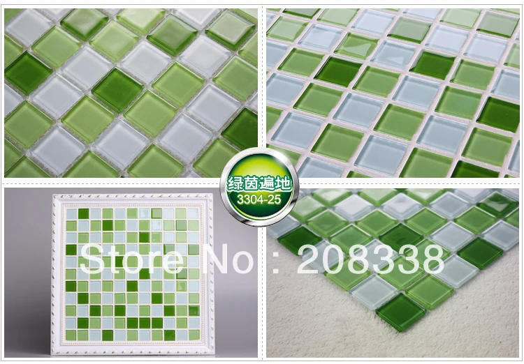 Зеленая мозаика из хрустального стекла/|mosaic|mosaic greenmosaic glass |